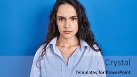  Presentation with sepsis gram negative bacilli - Theme enhanced with young-brunette-woman-standing-over background and a light blue colored foreground