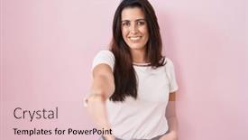  Presentation with business pink - 