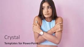  Presentation with sad woman - 