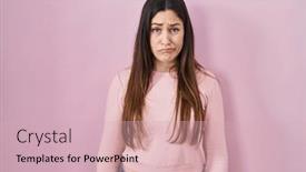  Presentation with woman crying - 