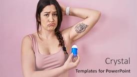  Presentation with woman crying - 