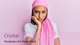  Presentation with breast cancer - Amazing PPT layouts having young-brunette-woman-wearing-breast backdrop and a lemonade colored foreground