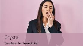  Presentation with pink business - 