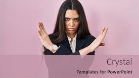  Presentation with business pink - 