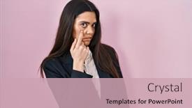  Presentation with pink business - 