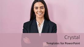  Presentation with pink business - 