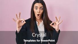  Presentation with pink business - 