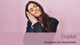  Presentation with pink business - 