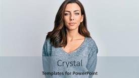  Presentation with simple - Amazing theme having young-brunette-woman-wearing-casual backdrop and a light blue colored foreground