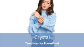  Presentation with inflammation - Audience pleasing PPT theme consisting of young-brunette-woman-wearing-casual backdrop and a teal colored foreground