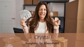  Presentation with money bitcoin - 