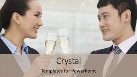  Presentation with flutes - Amazing slide set having vintage or grungy background of natural cement or stone old texture as a retro pattern wall backdrop and a light blue colored foreground