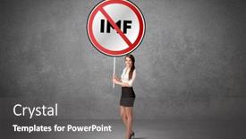  Presentation with traffic - PPT layouts featuring young-business-person-holdig-traffic background and a gray colored foreground