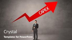  Presentation with business casual - Audience pleasing slides consisting of young-business-person-in-casual backdrop and a gray colored foreground