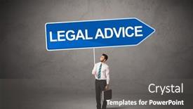  Presentation with business casual - Theme with young-business-person-in-casual background and a gray colored foreground