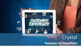  Presentation with business experience - Presentation featuring sharing experiences - young business person working background and a ocean colored foreground