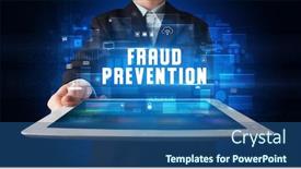  Presentation with fraud prevention - Cool new presentation design with shows the digital sign fraud backdrop and a ocean colored foreground