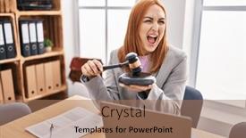  Presentation with gavel - 