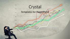 Presentation with sales growth - Slide set consisting of garlic ginger barbecue sauce amd background and a tawny brown colored foreground