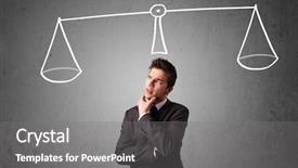  Presentation with decision - Presentation consisting of white lotus flower lotus pointed background and a gray colored foreground