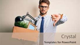 Presentation with beard - Slides having young-businessman-with-beard-fired background and a soft green colored foreground