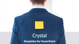  Presentation with note - PPT layouts with young businessman with hire background and a ocean colored foreground