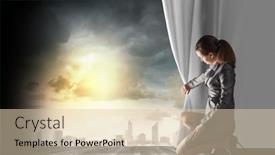  Presentation with curtain opening - 