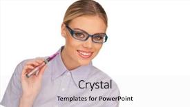  Presentation with government stopping smoking - Audience pleasing slide deck consisting of young businesswoman smoking e-cigarette backdrop and a white colored foreground