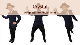  Presentation with captain vessel - Beautiful slide deck featuring young captain isolated on white backdrop and a lemonade colored foreground