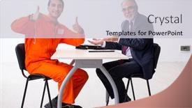  Presentation with advocate - Theme featuring young-captive-meeting-with-advocate background and a light gray colored foreground