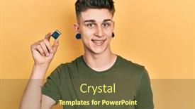  Presentation with ears - PPT layouts featuring young-caucasian-boy-with-ears background and a  colored foreground