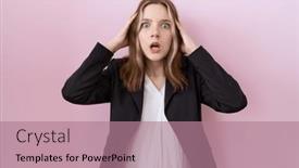  Presentation with woman hands open - 