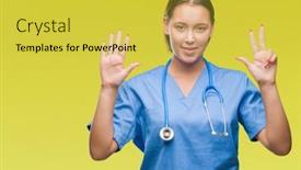  Presentation with medical smiling doctor - 