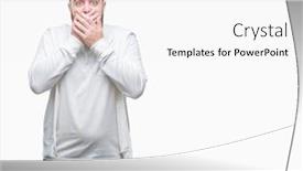  Presentation with young - Colorful slides enhanced with young-caucasian-hipster-man-wearing and a  colored foreground