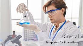  Presentation with test tube laboratory - 