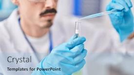  Presentation with test tube laboratory - 