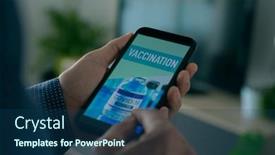  Presentation with living room - Colorful theme enhanced with young-caucasian-man-sitting backdrop and a  colored foreground