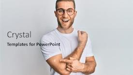  Presentation with band - Presentation featuring young-caucasian-man-wearing-band background and a light gray colored foreground