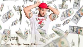  Presentation with whistle - Cool new PPT theme with young-caucasian-man-wearing-lifeguard backdrop and a lemonade colored foreground