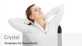  Presentation with woman office desk - 