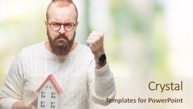  Presentation with hypertension at a young age - Cool new PPT theme with young caucasian real state agent backdrop and a lemonade colored foreground