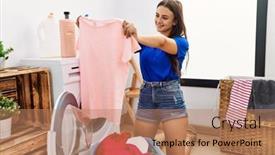  Presentation with clothes washing machine - 
