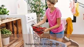  Presentation with clothes washing machine - 