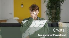  Presentation with woman crying - 