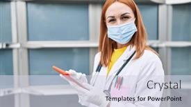  Presentation with hospital mask - 