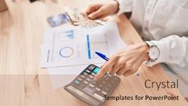  Presentation with business calculator - 