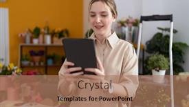  Presentation with flower woman - 