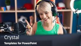  Presentation with video games playing - 