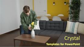  Presentation with flowers vase - 