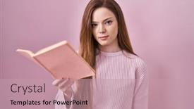  Presentation with pink simple - 